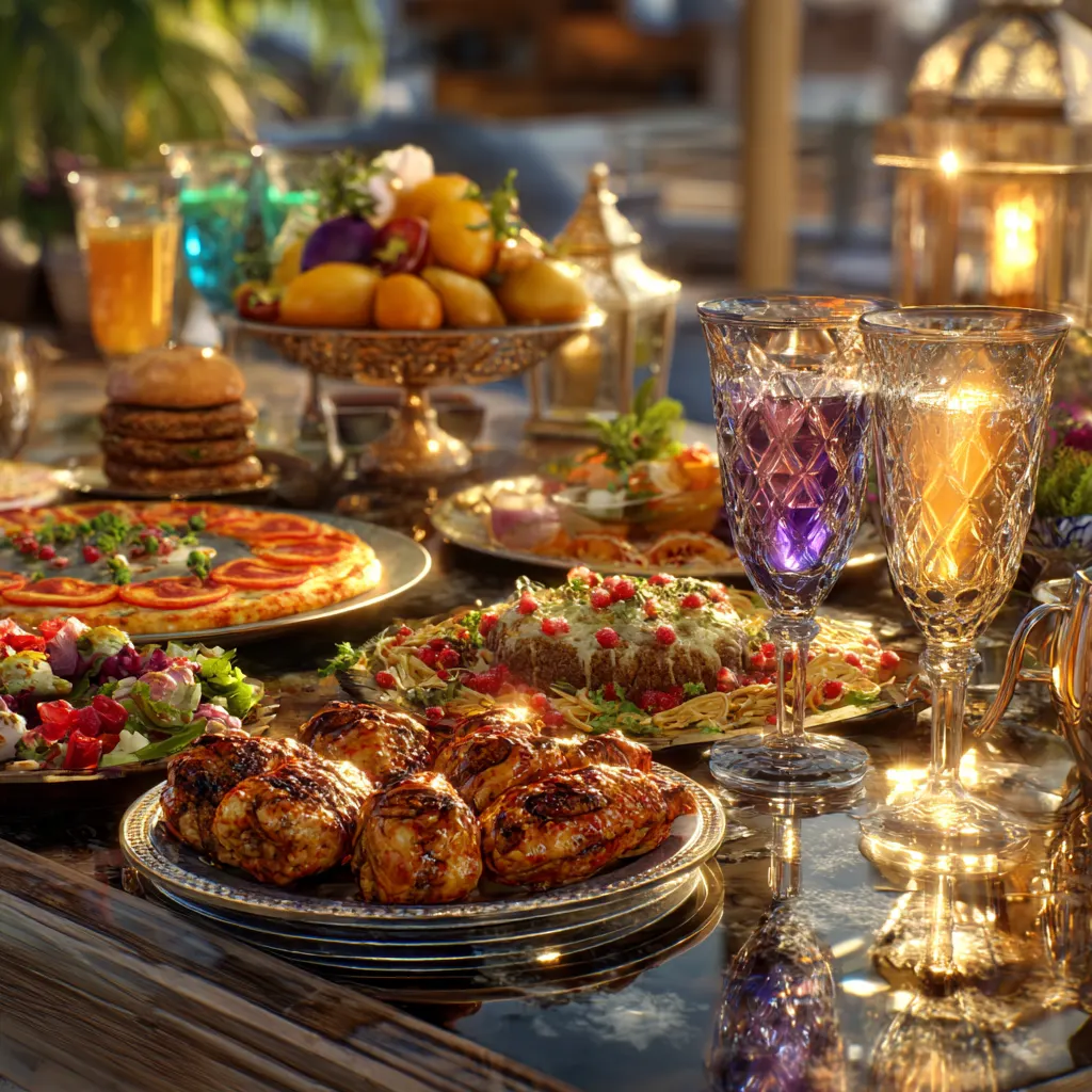 Fresh salads and dips