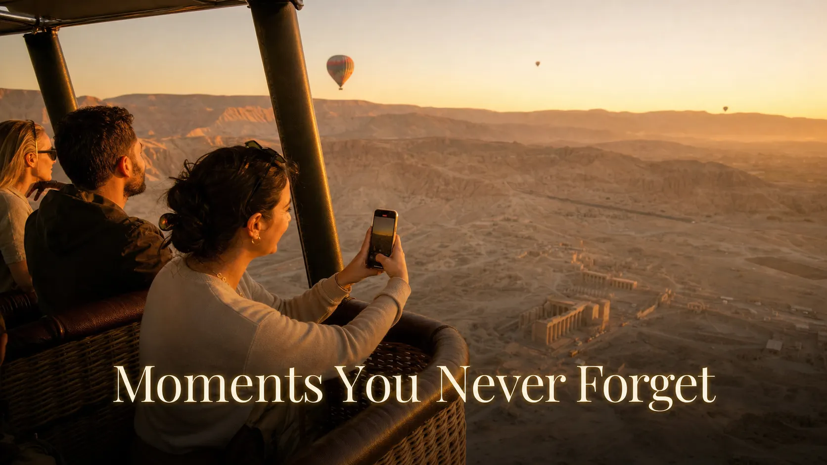 Hot Air Balloon Ride Over Luxor at Sunrise — Experienced, licensed balloon pilots
