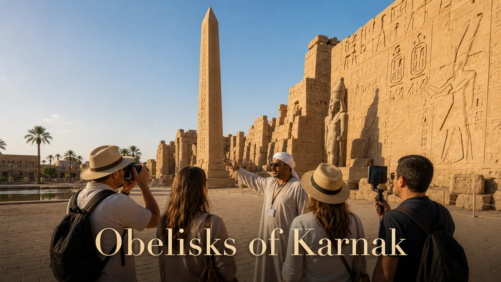 Karnak & Luxor Temple Tour (East Bank) — Luxor Temple in the golden hour