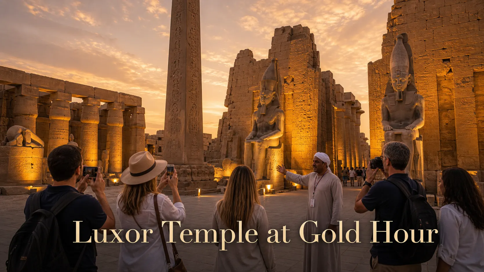 Karnak & Luxor Temple Tour (East Bank) — Private luxury air-conditioned van & hotel pickup