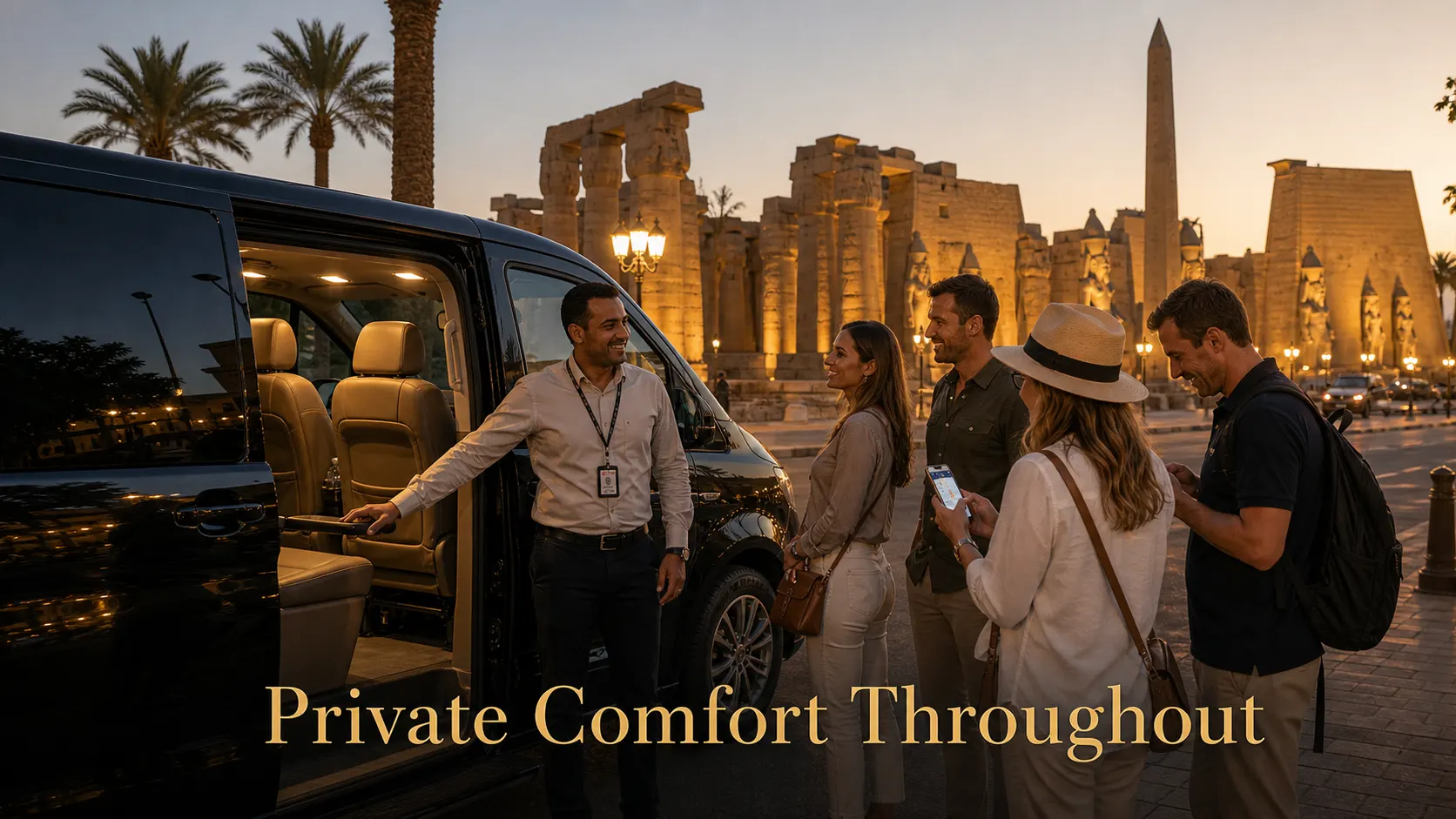 Karnak & Luxor Temple Tour (East Bank) — Bottled water provided