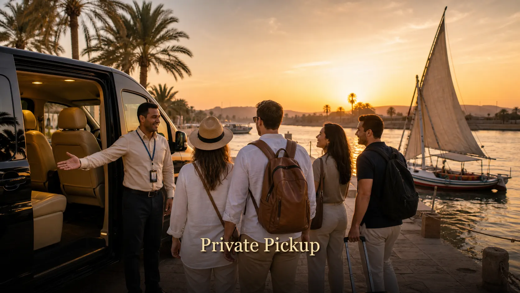 Sunset Nile Boat Cruise in Luxor — Two-hour cruise on the Nile at sunset