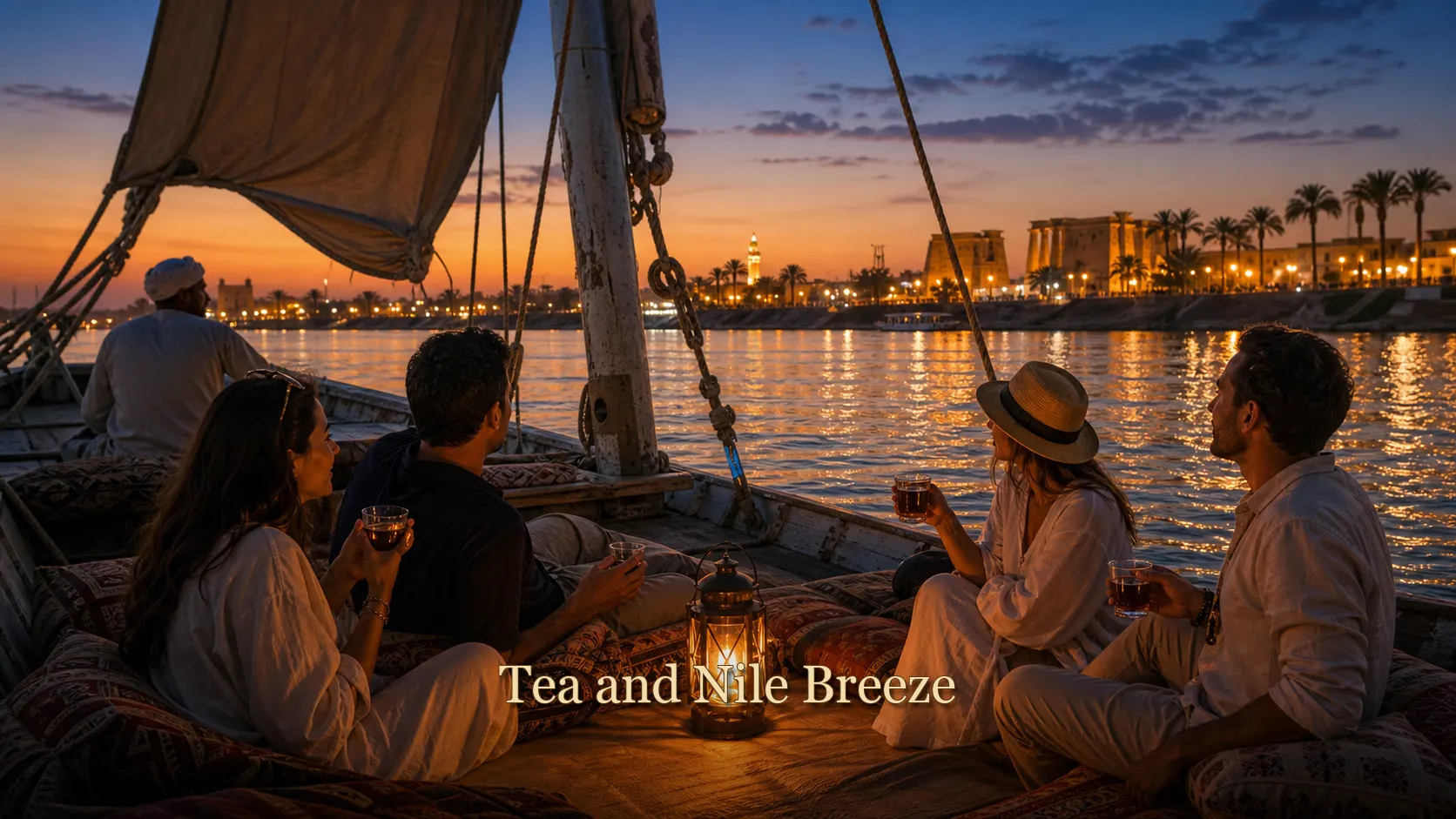 Sunset Nile Boat Cruise in Luxor — Taxes & service charges included