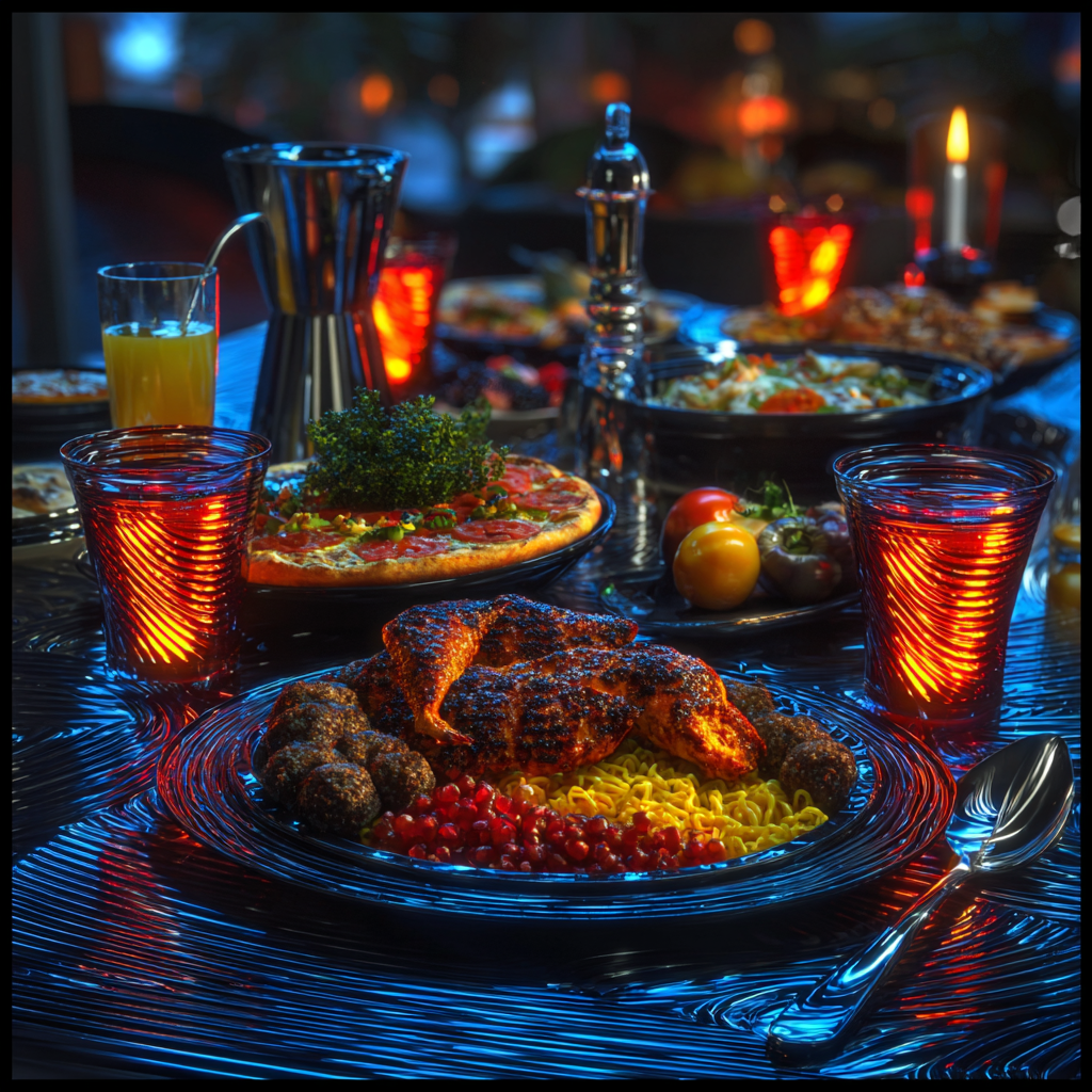 Fresh Egyptian cuisine